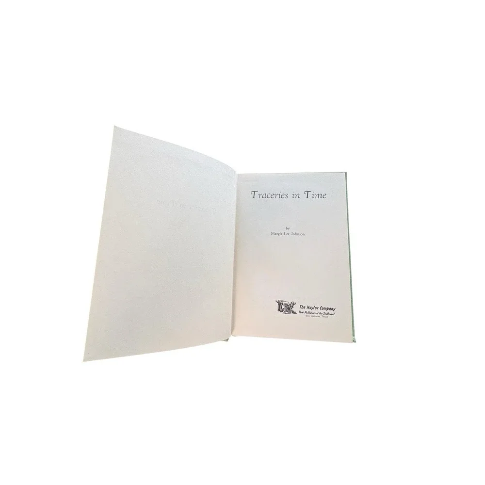 Traceries in Time Margie Lee Johnson 1966 Poetry‎ Book Hardcover